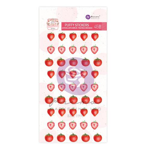 Prima Strawberry Milkshake Puffy Stickers