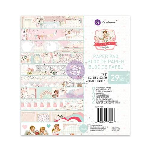 Prima Love Notes 6" Paper Pad