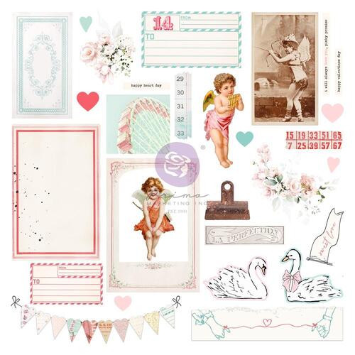 Prima Love Notes Ephemera Diecuts