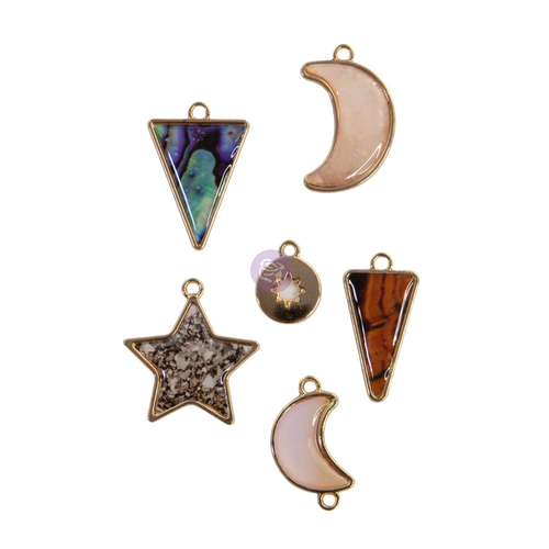 Prima Golden Desert Metal Charm Embellishments