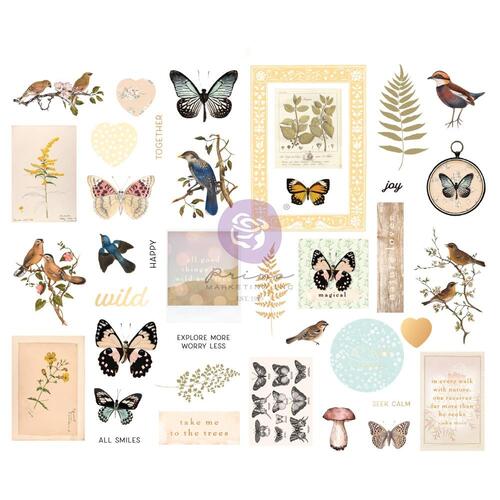 Prima Nature Lover Chipboard Stickers