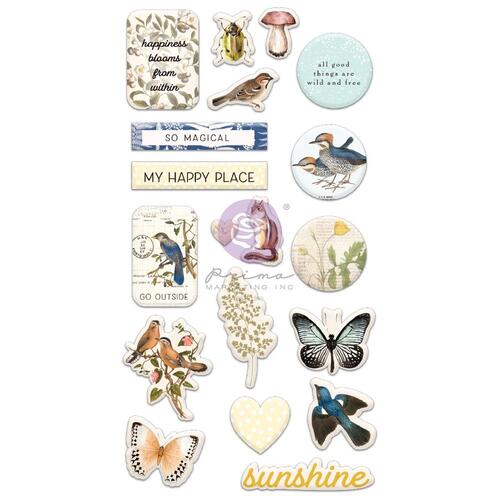 Prima Nature Lover Puffy Stickers