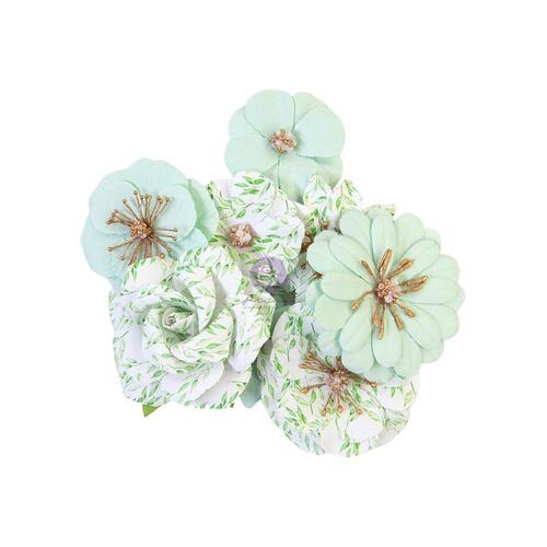 Prima Watercolor Floral Minty Water Flowers
