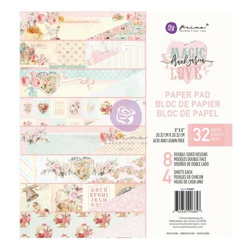 Prima Magic Love 8" Paper Pad