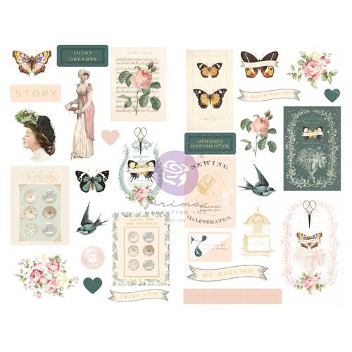 Prima My Sweet Chipboard Stickers