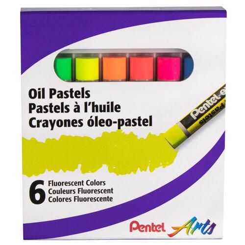 Pentel Fluorescent Oil Pastels