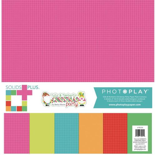 PhotoPlay Tulla & Norbert's Christmas Party 12" Solids Paper Pack