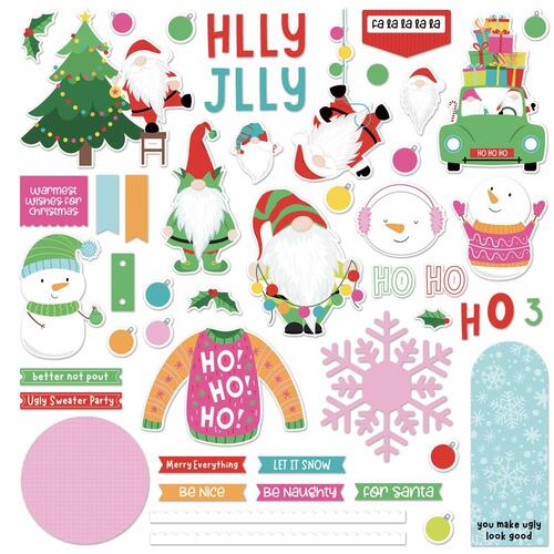 PhotoPlay Tulla & Norbert's Christmas Party Card Kit Stickers