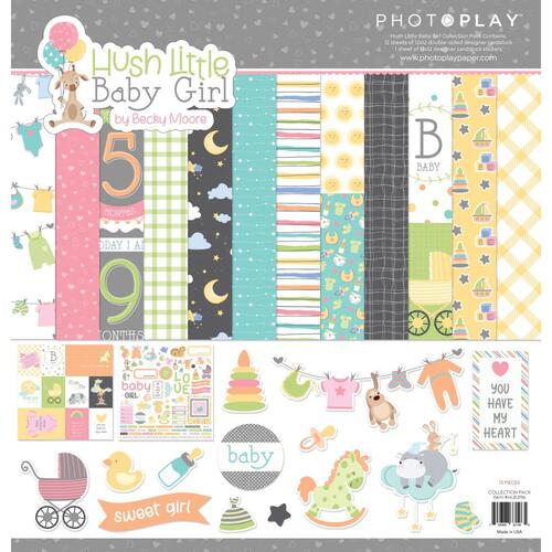 PhotoPlay Hush Little Baby Girl 12" Collection Pack