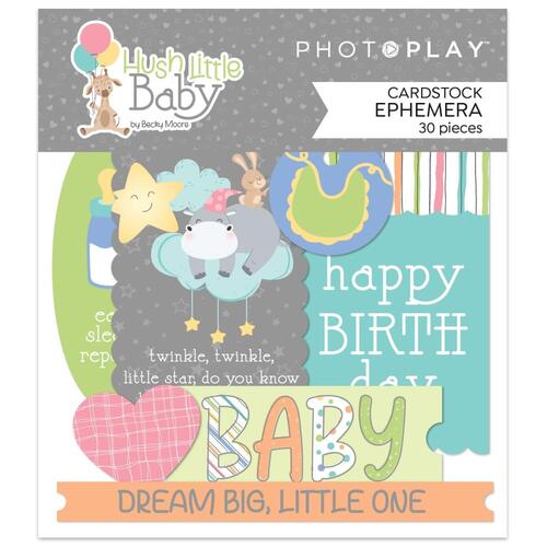 PhotoPlay Hush Little Baby Ephemera Cardstock Die-Cuts