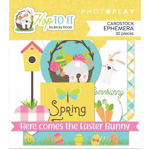 PhotoPlay Hop To It Cardstock Ephemera Die-Cuts