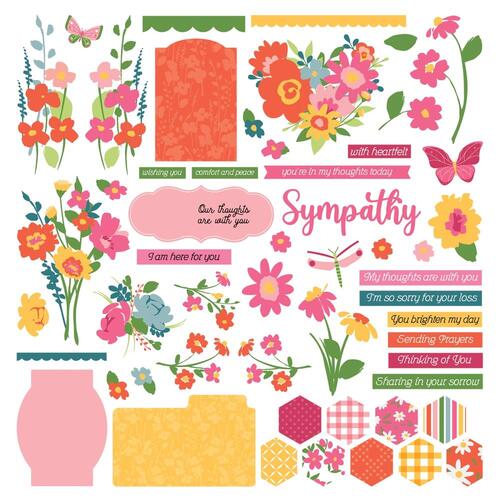PhotoPlay Thinking of You Card Collection Kit Stickers