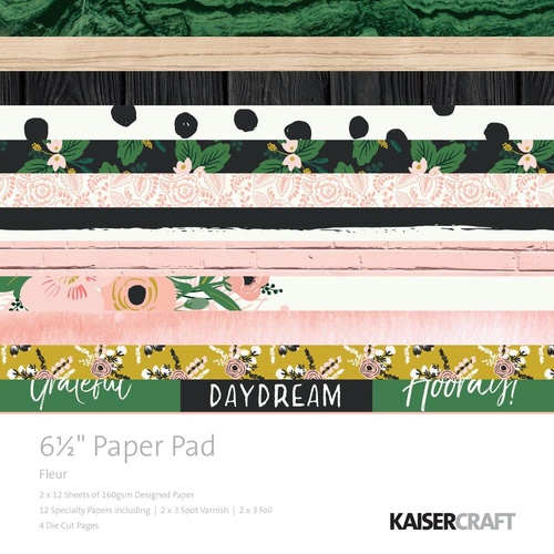 Kaisercraft Fleur 6.5" Paper Pad 40pg