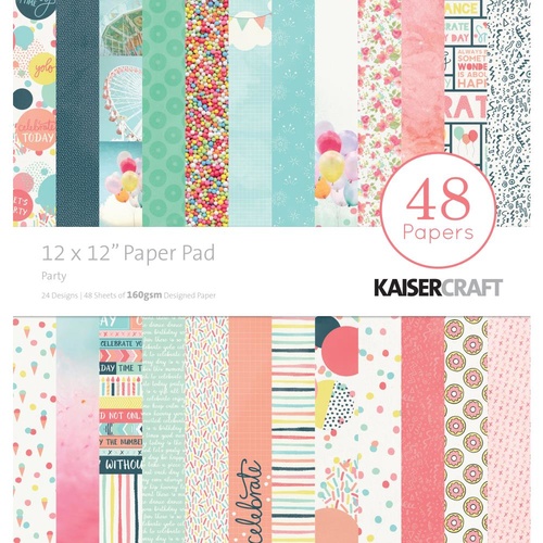 Kaisercraft Party 12x12" Paper Pad 48pg