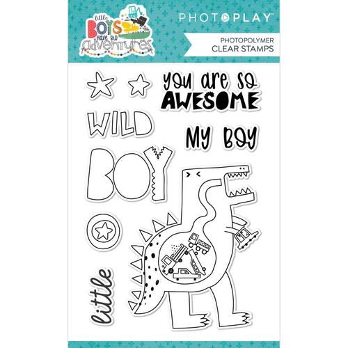 PhotoPlay Little Boys Have Big Adventures Stamp