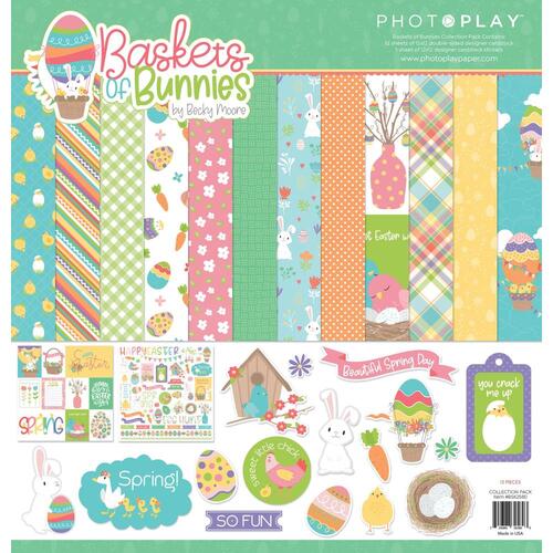 PhotoPlay Baskets of Bunnies 12" Collection Pack