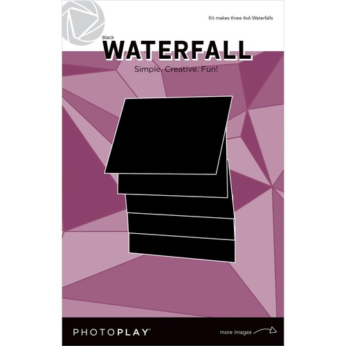 PhotoPlay Paper Maker Series Waterfall Cards 4"x6" Black Manual