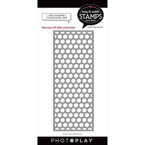 PhotoPlay Say It With Stamps #9 Dots Coverplate Die