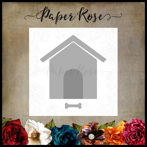Paper Rose Die Dog House