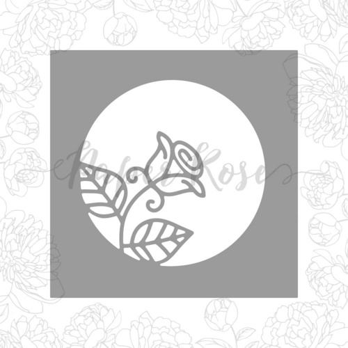 Paper Rose Die Ella's Garden Rosebud Circle