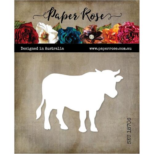 Paper Rose Cow Large Metal Die