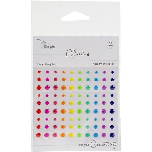 Pure & Simple Party Mix Dots Glossies