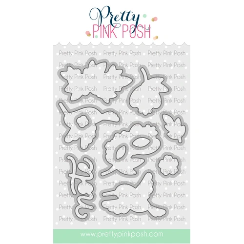 Pretty Pink Posh Hummingbird Floral Coordinating Dies