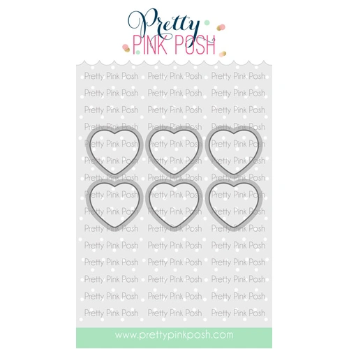 Pretty Pink Posh Halloween Candy Hearts Coordinating Dies