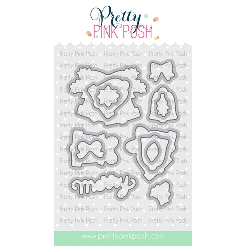 Pretty Pink Posh Christmas Bells Coordinating Die Set