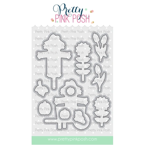 Pretty Pink Posh Fall Scarecrows Coordinating Dies
