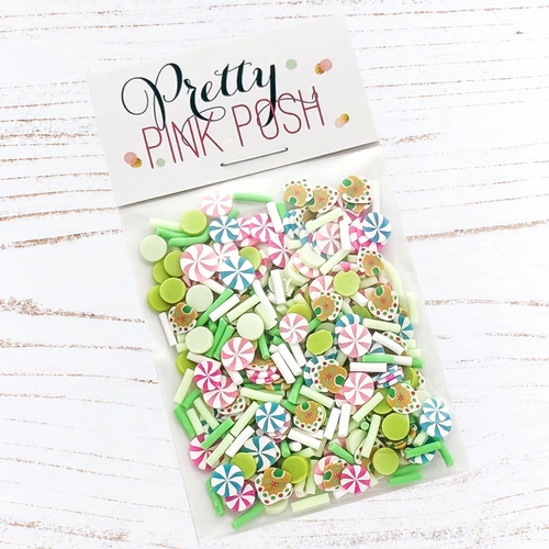 Pretty Pink Posh Gingerbread Cheer Clay Confetti