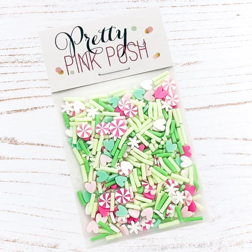 Pretty Pink Posh Merry & Minty Clay Confetti