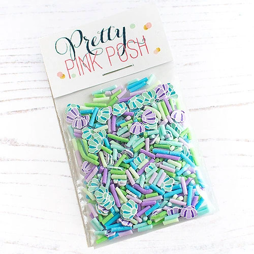 Pretty Pink Posh Underwater Clay Confetti