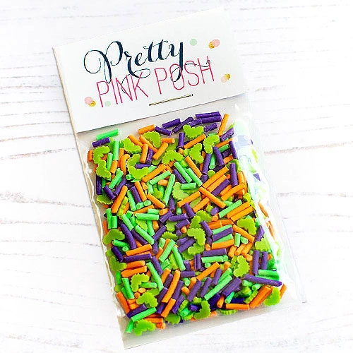 Pretty Pink Posh Halloween Night Clay Confetti