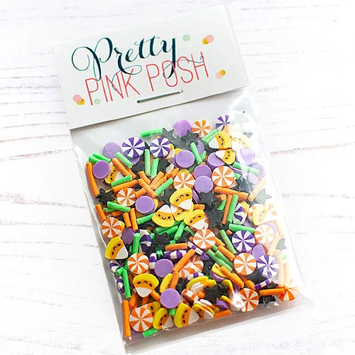 Pretty Pink Posh Candy Corn Carnival Clay Confetti Mix