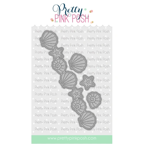 Pretty Pink Posh Seashell Border Die