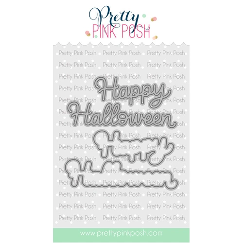 Pretty Pink Posh Happy Halloween Shadow Die