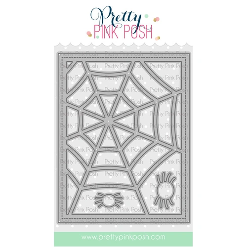 Pretty Pink Posh Spider Web Cover Plate Die