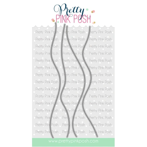 Pretty Pink Posh Snowy Hills Borders Die