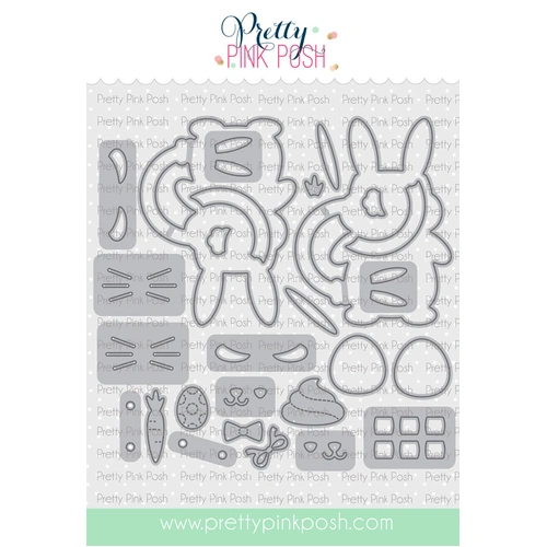 Pretty Pink Posh Easter Bunny Mugs Die