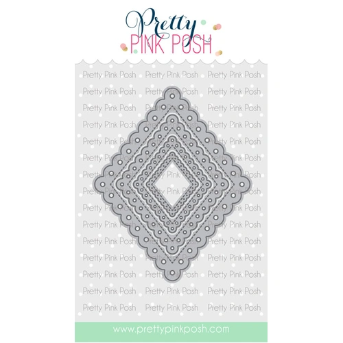 Pretty Pink Posh Eyelet Diamonds Die