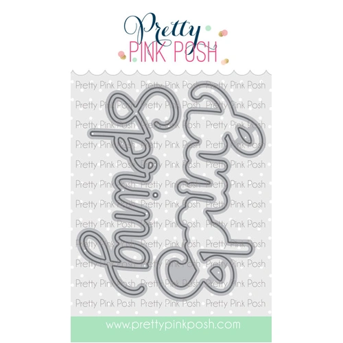 Pretty Pink Posh Large Spring Shadow Die