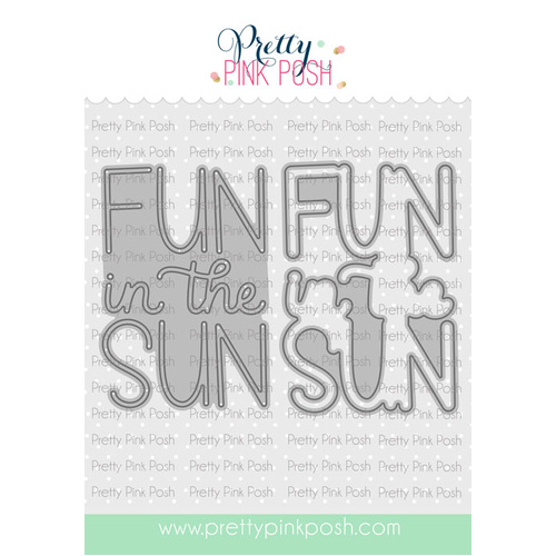 Pretty Pink Posh Fun in the Sun Shadow Die
