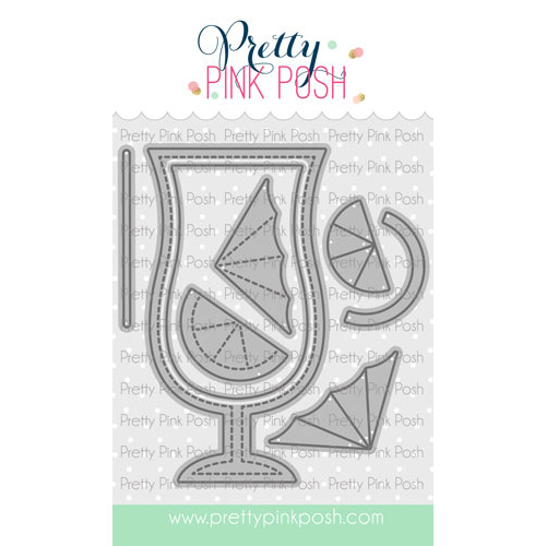 Pretty Pink Posh Summer Drink Shaker Die