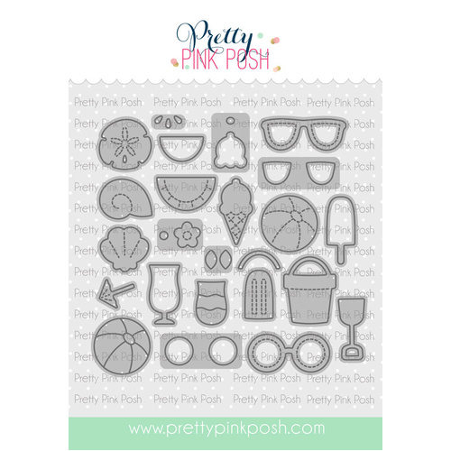 Pretty Pink Posh Summer Holder Additions Die