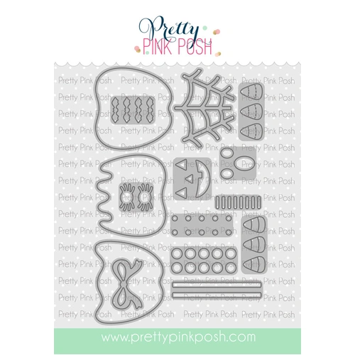 Pretty Pink Posh Halloween Caramel Apple Die Set