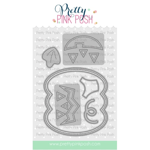 Pretty Pink Posh Pumpkin Face Shaker Die Set
