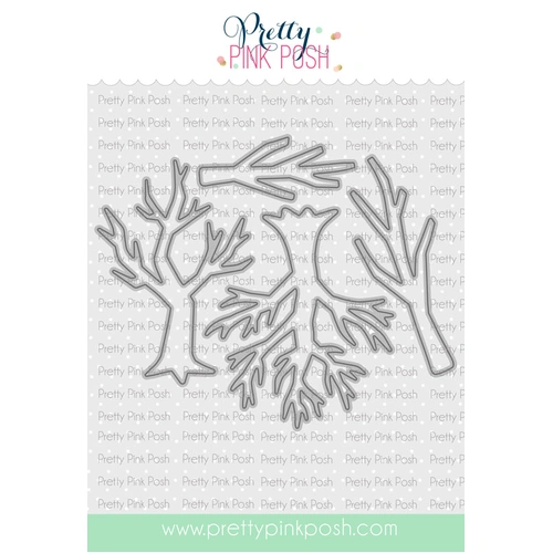 Pretty Pink Posh Spooky Forest Die Set