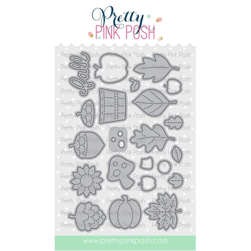 Pretty Pink Posh Fall Holder Additions Die