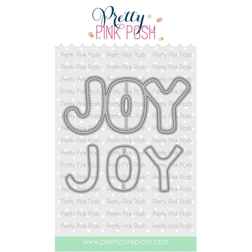 Pretty Pink Posh Joy Word Shaker Die